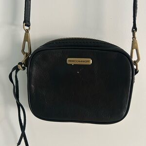 Rebecca Minkoff Black Leather Crossbody Bag
